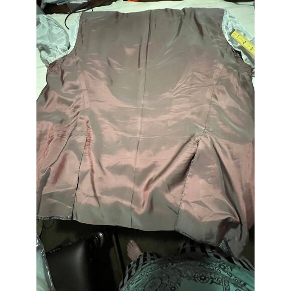 Jack Victor Men's Gray Plaid Wool Bamboo Blazer Sport Coat Size 42R - Picture 11 of 16